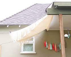 How To Make A Simple Canvas Awning Canvas Awnings Diy Awning Canvas Patio Covers