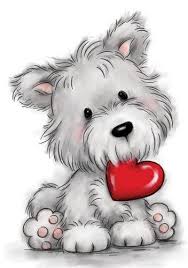 Clear Stempel Precious Dog Schattige Kunst Schattige Tekeningen Dieren Tekenen