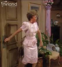 Where Did The Peplum Craze Come From It S Only Logical To Trace It Back To Blanche Deveraux This Pink Satin Dr Golden Girls Girls Season Southern Belle Style