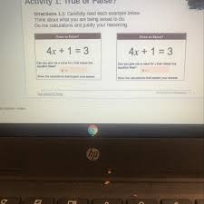 Help Please Will Give Brainly 4x 1 3 Can You Give Me A Value For X That Makes This Equation Brainly Com
