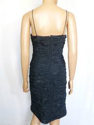 Teri Jon Black New Shimmer Taffeta Short Cocktail Dress Size 12 L 58 Off Retail