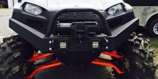 Polaris Ranger Full Size 500 800 Front Bumper L E D Lights Atv Parts Atv Radiator Kits Atv Wheels Tires Atv Suspension Springs Shocks Bumpers Wild Boar Atv Parts
