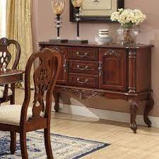 Hazelwood Home Buffet Table Traditional Dining Rooms Dining Room Buffet Charming Dining Room