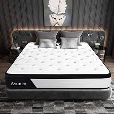Amazon Com Queen Mattress Avenco Hybrid Mattress Queen 10 Inch Innerspring And Gel Memory Fo Queen Mattress Size Mattress Furniture Gel Memory Foam Mattress