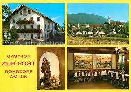 Jedno je od 46 opštinskih središta okruga rozenhajm. Ak Ansichtskarte Rohrdorf Inn Gasthof Zur Post Kat Rohrdorf Nr Bx15850 Oldthing Ansichtskarten Bayern