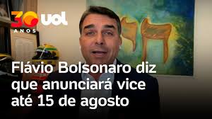 Flávio diz que até 15 de agosto terá escolhido candidato a vice-presidente