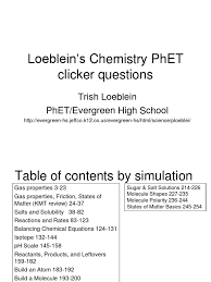 Worksheets are states of matter computer simulation lab phet states of matter answers states phases of matter phet interactive chemistry simulations aligned to an phet building an atom work teacher enrichment resource packet for inquiry lab chemistry a states of matter packet answer key pdf states of. Loeblein Chemistry Clicker Questions Chemical Polarity Gases