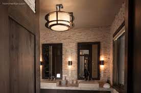 Ceiling fixture light,bathroom lights, farmhouse ceiling lights, rustic farmhouse decor, wall light, vanity light, sconce, barnwood. Adding Style To The Bathroom Start With The Ceiling Hammerton Studio