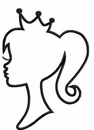 pin by rahf nk on أشكال للرسم in 2020 princess silhouette coloring pages barbie
