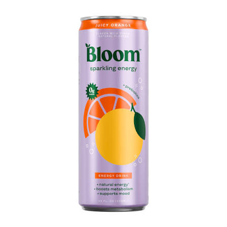 Bloom Zero Sugar Sparkling Energy Drink - Juicy Orange - Shop Sports &  energy drinks at H-E-B