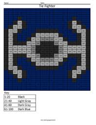 Fighter otaking star tie wars. Tie Fighter Practice Multiplication Coloring Squared