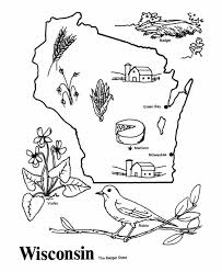 Birds Of Wisconsin Book Pin By Mary Peters On Color Pages Wisconsin Activities Coloring Pages State Outline