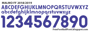 Find malmö ff fixtures, results, top scorers, transfer rumours and player profiles, with exclusive photos and video highlights. Free Football Fonts Malmo Ff 2018 2019 Font