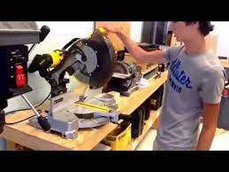Home tools, gear & equipment tools & supplies saws miter dropping the miter saw blade into the workpiece. How To Lock Unlock Miter Saw Youtube