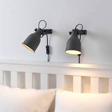 Hektar Dark Grey Wall Clamp Spotlight Ikea Wandlampe Grosse Lampenschirme Ikea Lampen