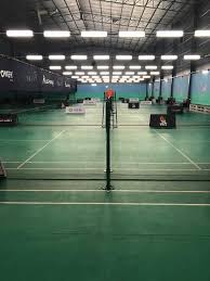 The net divides the court into two halves. Pro One Badminton Centre Puchong Photos Facebook