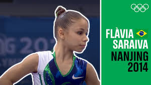 Flávia lopes saraiva country represented: Flavia Lopes Saraiva Floor Routine At Nanjing Youtube