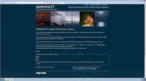 Downloading Admiralty Digital Publications Adp Updates Using The Admiralty Website