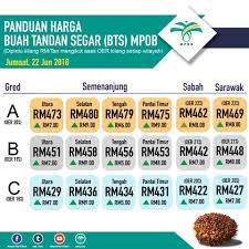 Prediksi harga sawit 5 tahun kedepan di indonesia cukup menjanjikan jika dilihat dari daya ekport dan impor luar negeri yang cukup tinggi. Panduan Harga Buah Malaysian Palm Oil Board Mpob Facebook