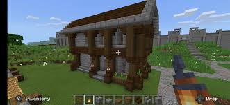 There are five steps in building a minecraft house: My First Time Actually Trying To Build A Medieval Style Building Any Tips To Improve This Minecraft