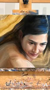 Two days of painting in 30 seconds. Experimenting with more expressive  brushwork using oil paint