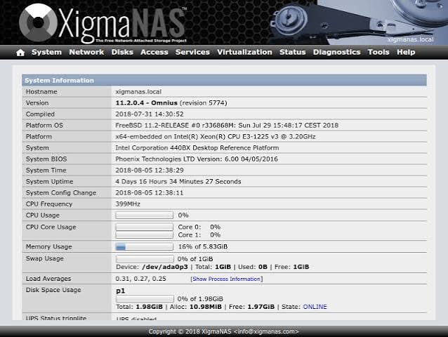 XigmaNAS – gogostor.com