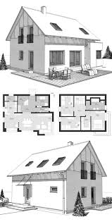 Klassisches Einfamilienhaus Neubau Mit Satteldach Holzfassade 4 Zimmer Grundriss Fertighaus Bauen Ideen Architektur Zeichnung E Holzfassade Fassade Neubau