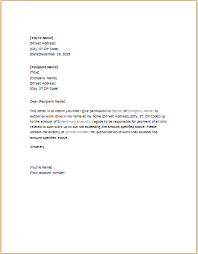 Check your bill to see if the read was estimated; Authorization Letter Template For Word Doc Word Excel Templates