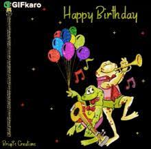 Joyeux anniversaire happy birthday joyeux anniversaire. Happy Birthday Animation With Sound Gifs Tenor