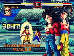 Goku Ssj4 Vs Vegeta Ssj4 Hyper Dimension Mugen 1080p Mugen Androidmugen Mugenandroid Youtube