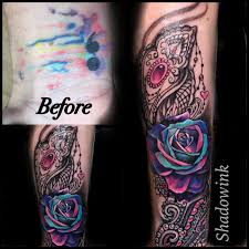 In contrast, forearm tattoos are likely to be on display most of the time and could be bothersome to cover up every day should you need to do so. Super Happy W This Coverup Turned Half Sleeve Inner Forearm Panel Half Freehand Half Premedi Girly Sleeve Tattoo Lace Sleeve Tattoos Forearm Cover Up Tattoos