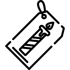 Line Version Svg Tag Icon Birthday Icons
