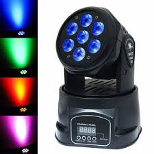 105w 7 Led Led Rgbw Stage Head Moving Lighting Dmx 512 Dj Disco Party Light Led Stage Lights Disco Party Lights Stage Lighting