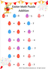 Surely the easter bunny does! Fun Easter Math Puzzles For Ks1 Children The Mum Educates