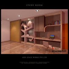 Pin By Add Space Design Pte Ltd On Study Areas In 3d Interior Design Singapore Study Areas Room
