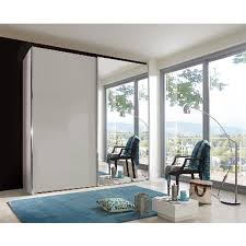 Packaged, ready for assembly and delivered within our local trading area to your front door. Wiemann Miami 2 Door Sliding Wardrobe In White And Mirror With Led Strip Lights Assembly Included Furniture123