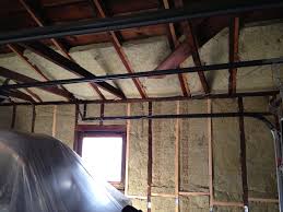 Best garage ceiling hoist will make your garage look more decent and straight forward but also managed as there would be ample space available for you to work in and free the matter. Cathedral Style Look Insulation Following Roof Line Garage Ceiling Insulation Ceiling Insulation Garage Insulation