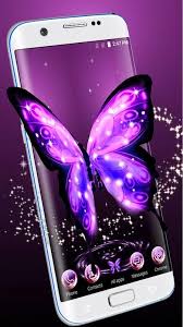 Download 3d Neon Butterfly Theme Free Android Theme Download Download The Free 3d Neon Butterfly Theme Theme To Your Android Phone Or Tablet