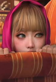 Eye Makeup Inspired by Masha and the Bear