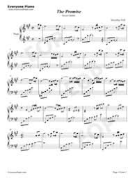 Sheetmusicplus.com has been visited by 10k+ users in the past month The Promise Secret Garden Free Piano Sheet Music Piano Chords