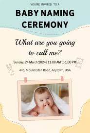 Baby naming cermony invitation quotes in kannda. Naming Ceremony Invitation Templates Photoadking