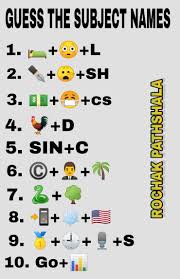 Maths symbol puzzles with answers. Guess The Subject Names From Emoji Puzzles Friends Quotes Funny Fun Quotes Funny Funny Math Quotes