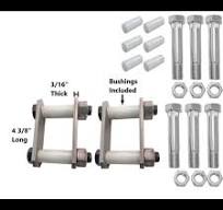 Trailer Shackle Kit - For 1 3/4" Wide Springs - For Tandem Axle Trailers
