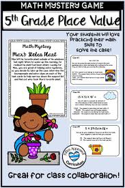 Students Answer Place Value System Powers Of Ten And Exponents Grouping Symbols And Order Of Operation Fun Math Worksheets Math Review Game Math Worksheets