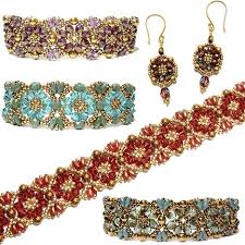 Deb Roberti S Around The Beading Table Beaded Bracelet Patterns Jewelry Patterns Earring Patterns