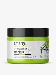 Plastic Jar Mockup Smarty Mockups Plastic Jars Jar Packaging Design