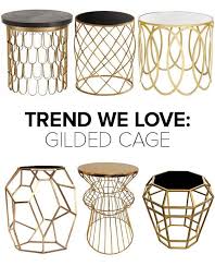 Trend We Love Gold Wireframe Side Tables Decor Lulu And Georgia Home Decor Inspiration