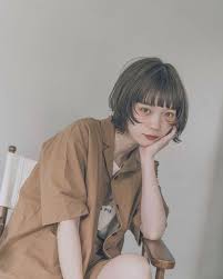 村濱 遥 haruka murahama s instagram photo 伸びまくってた前髪さん達をカット と カラーもしてもらった すっきり ボブウルフ ウルフボブ ウルフカット ウルフヘア ショートヘア 外ハネ ヘアスタイル ボブ ウルフボブ 髪型 ヘアスタイル