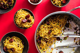 Chinese Sausage And Xo Sauce Noodles I Am A Food Blog Recipe Chinese Sausage Food Food Blog