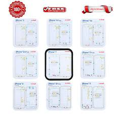 9 in 1 set magnetic screw chart mat repair guide pad for iphone 6 6s 7 8 plus x 729043335022 ebay